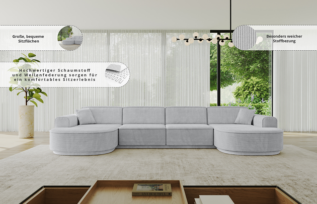 Wohnlandschaft MARI-U2-v3 - 6