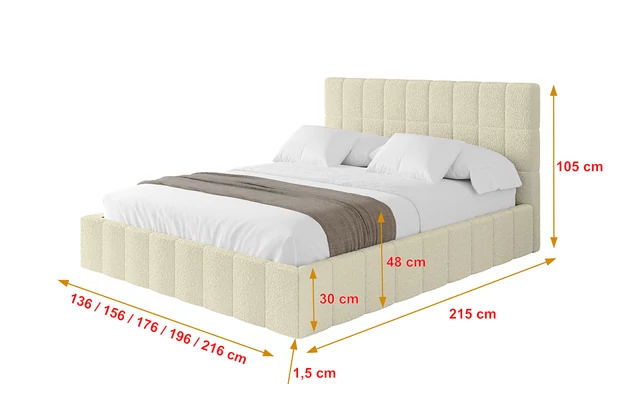 Polsterbett AMEA - 4