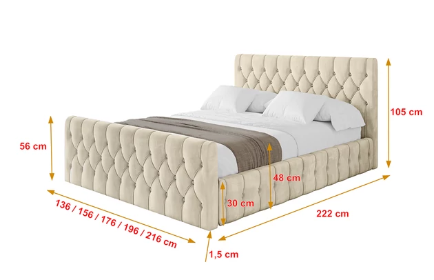 Polsterbett LARO-Z - 4