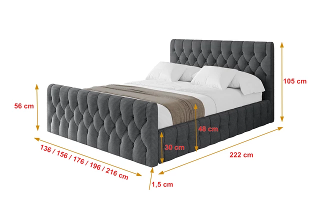 Polsterbett LARO-Z - 4