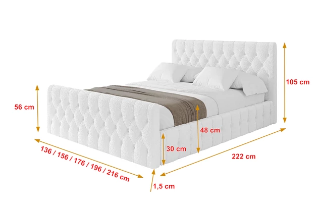 Polsterbett LARO-Z - 4