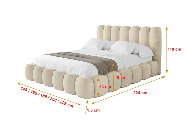 Polsterbett SENA - 4