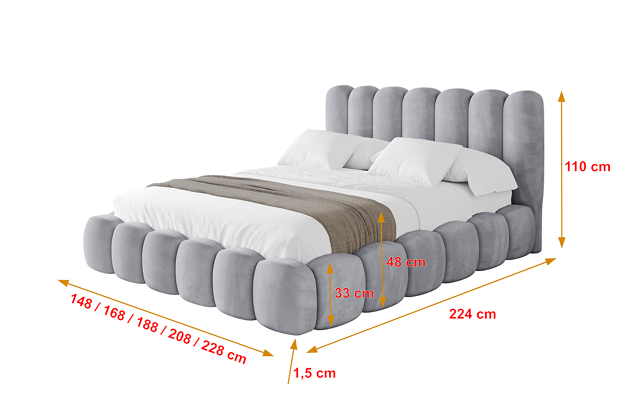 Polsterbett SENA - 4