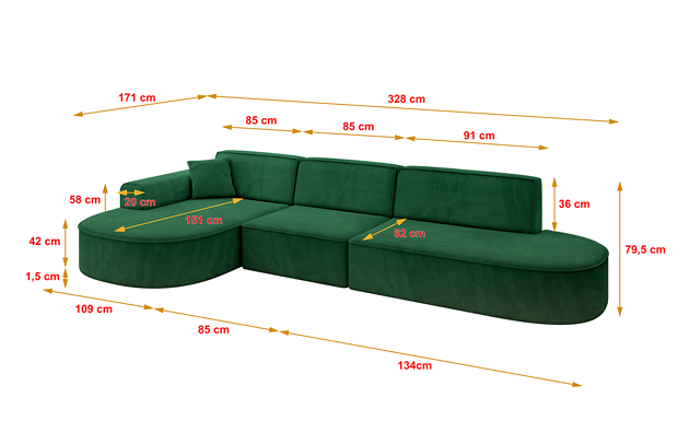 Ecksofa MARI-L2 - 4