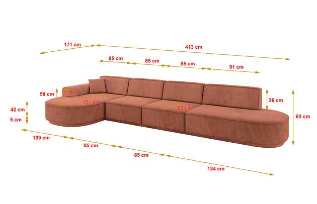 Ecksofa MARI-L3-v3 - 4