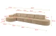 Ecksofa MARI-L3