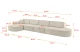 Ecksofa MARI-L3