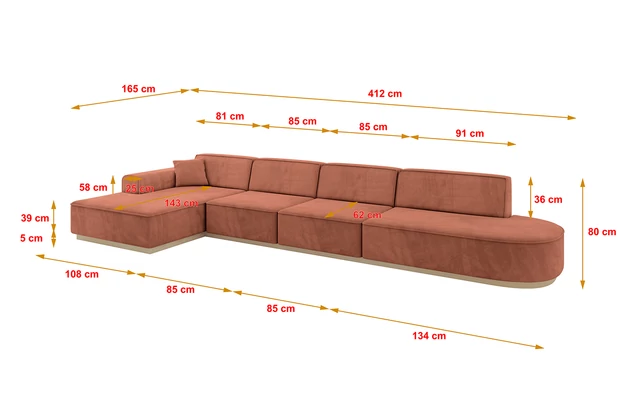 Ecksofa IREA-L3 - 4