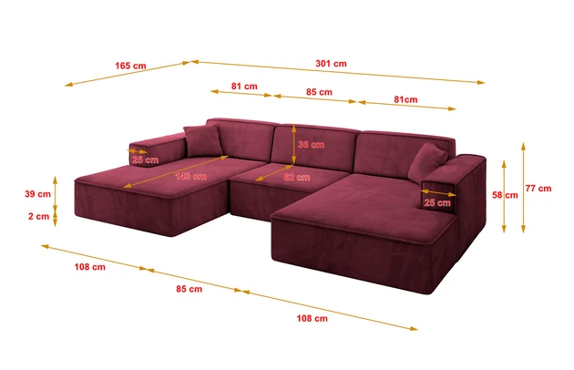 Wohnlandschaft IREA-U1-v4 - 4