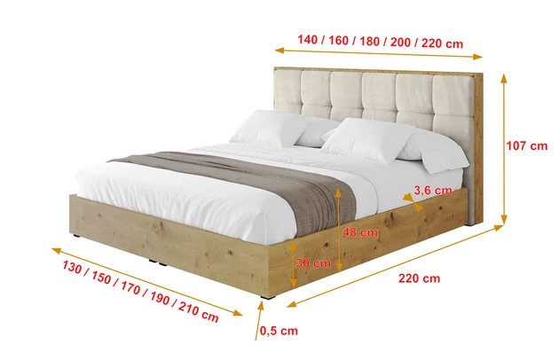 Polsterbett ENZO7 - 4