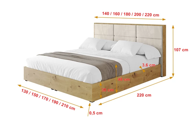 Polsterbett ENZO1 - 4