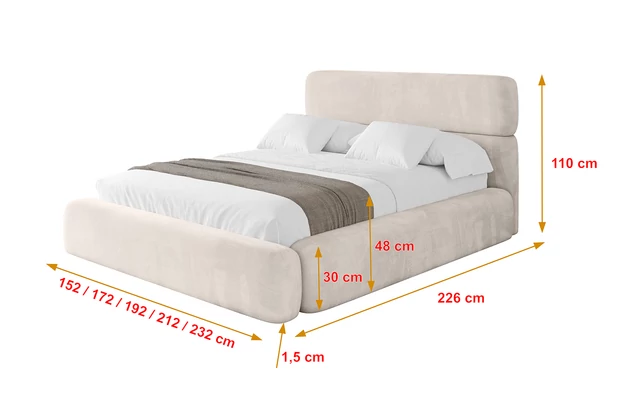 Polsterbett ENORA - 3