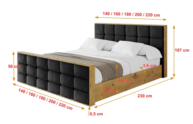 Polsterbett ENZO2-Z - 4