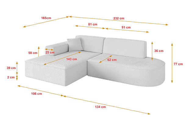 Ecksofa IREA-L1-v4 - 4