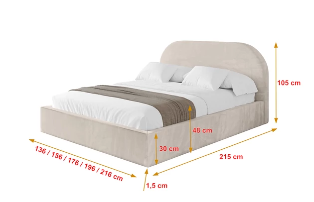 Polsterbett TIVON - 4