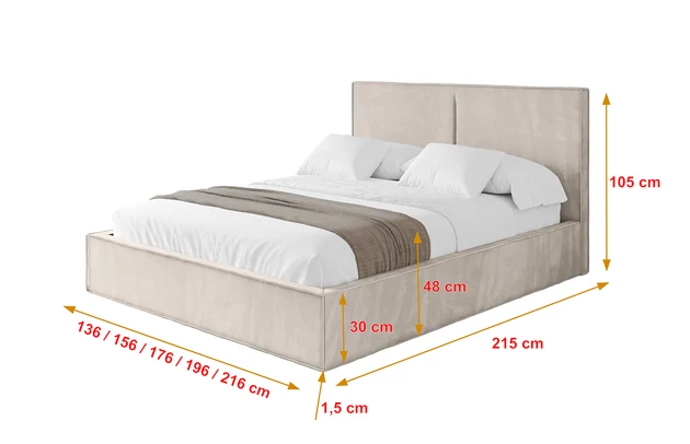 Polsterbett EMMI - 4