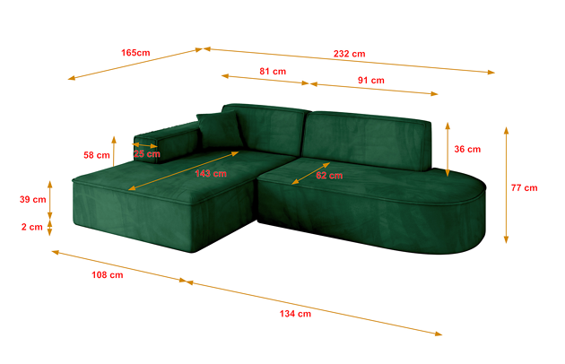 Ecksofa IREA-L1-v4 - 4