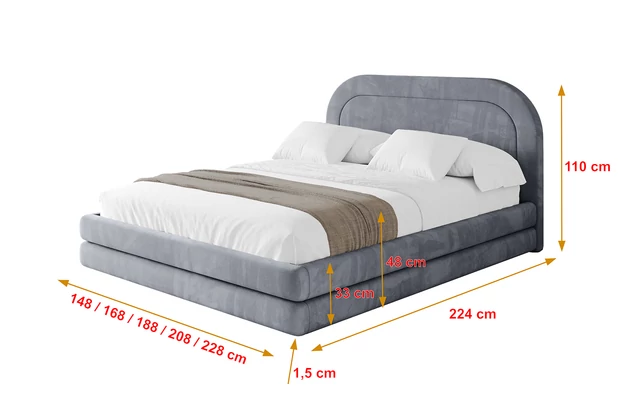 Polsterbett LERIS - 4