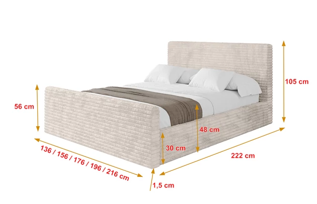 Polsterbett ALOVA-Z - 4