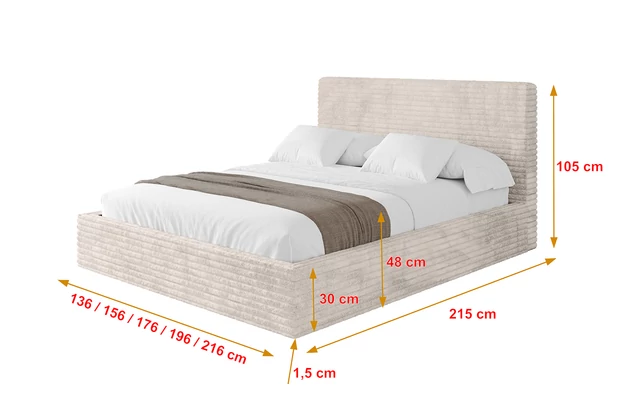 Polsterbett ALOVA - 4