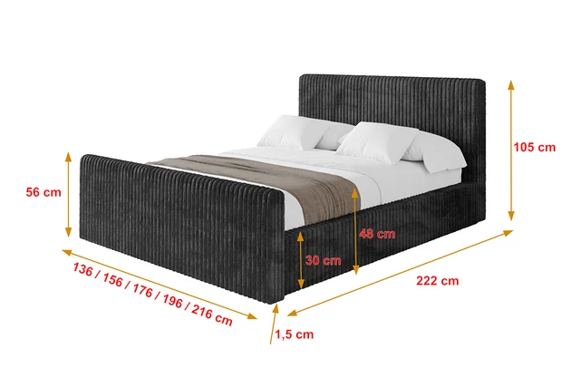 Polsterbett ALOVA-Z-v1 - 4