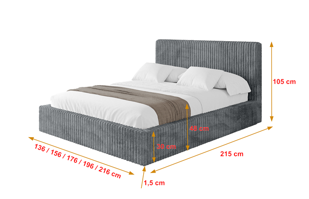 Polsterbett ALOVA-v1 - 4
