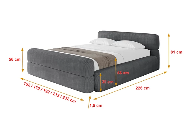 Polsterbett ENORA-Z-v1 - 4