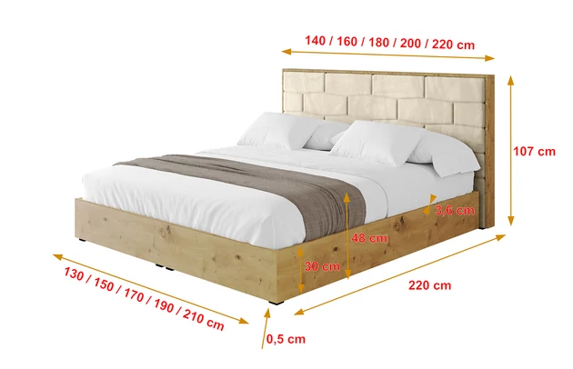 Polsterbett ENZO8 - 4