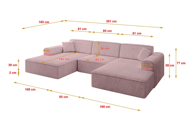 Wohnlandschaft IREA-U1-v3 - 4