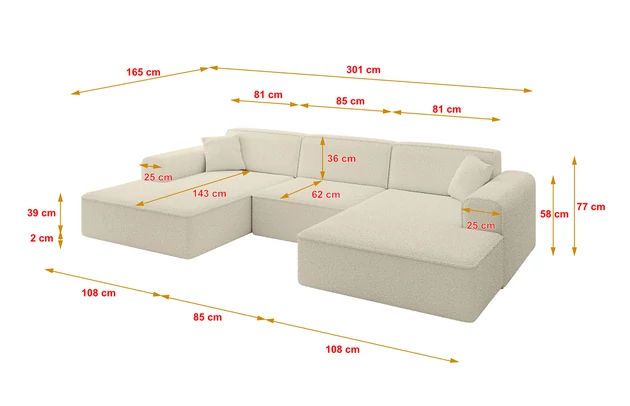 Wohnlandschaft IREA-U1-v3 - 4