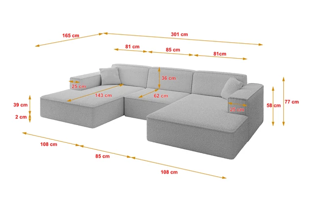 Wohnlandschaft IREA-U1-v4 - 4