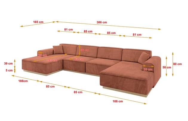 Wohnlandschaft IREA-U2 - 4