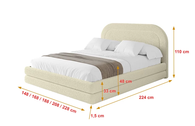 Polsterbett LERIS - 4