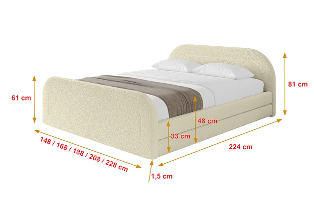 Polsterbett LERIS-Z-v1 - 4