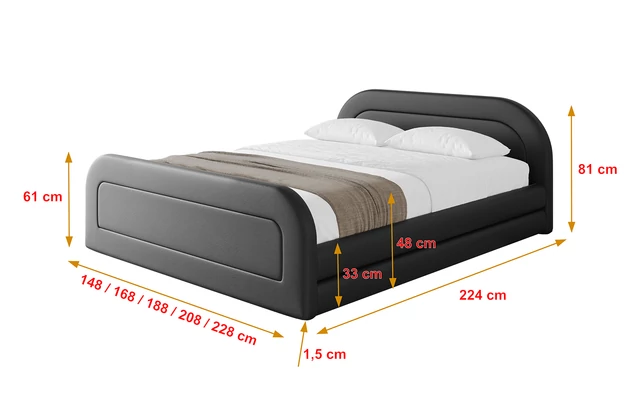 Polsterbett LERIS-Z-v1 - 4