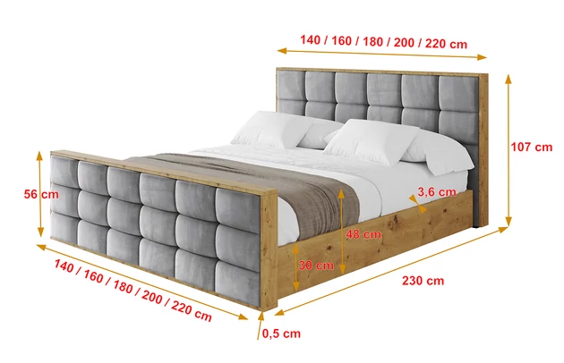 Polsterbett ENZO2-Z - 4