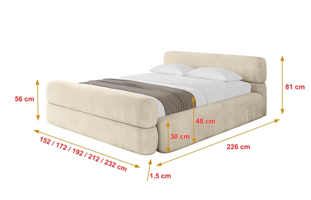 Polsterbett ENORA-Z-v1 - 3