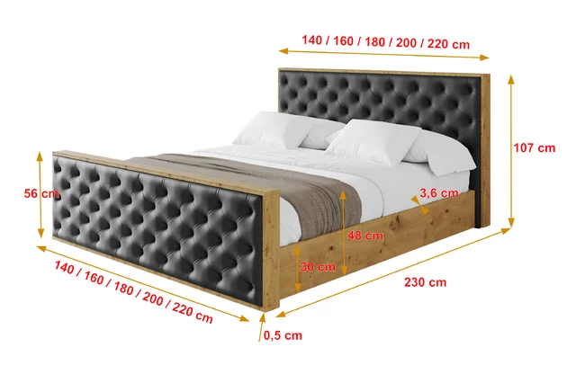 Polsterbett ENZO3-Z - 4