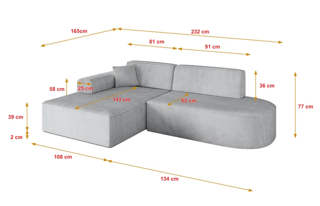 Ecksofa IREA-L1-v3 - 4