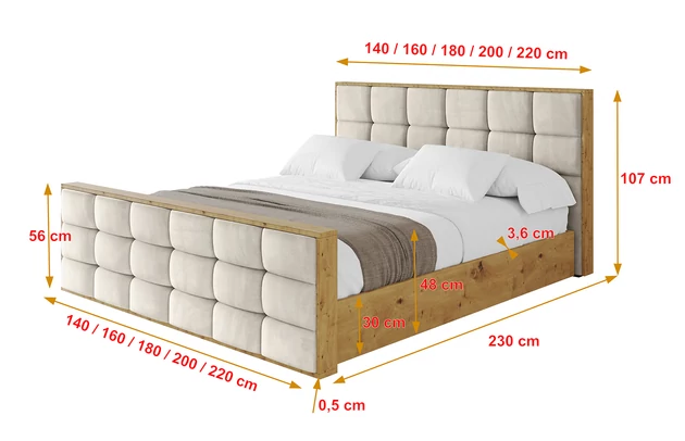 Polsterbett ENZO2-Z - 4