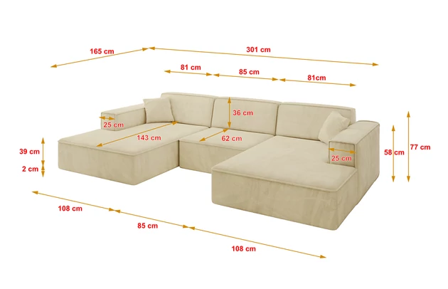 Wohnlandschaft IREA-U1-v4 - 4