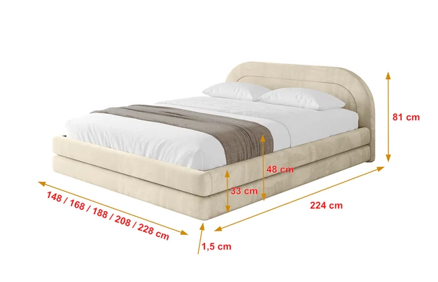 Polsterbett LERIS-v1 - 4