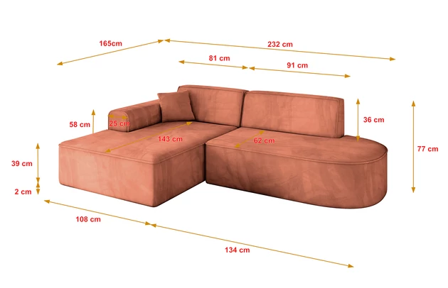 Ecksofa IREA-L1-v3 - 4