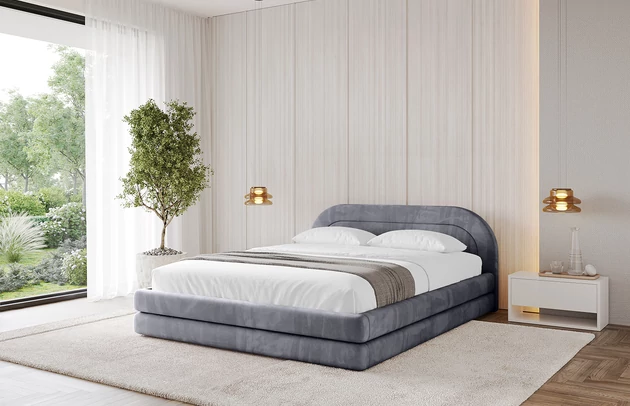 Bezug: Samt, Farbe: Dunkelgrau - Casablanca 2315, Stoffbeschreibung: Polsterstoff Casablanca: „Pet-friendly“, leicht zu reinigen (CleanBOO+), wasserabweisend mit Lotuseffekt, scheuerfest (45.000 Martindale- Zyklen), Gewicht 310g/m2 ±5 %, Zimmer: Schlafzimmer, Länge: 224 cm, Breite: 148 cm, Höhe: 81 cm, Größe: 120x200 cm, Länge der Schlaffläche: 200 cm, Breite der Schlaffläche: 120 cm, Liegehöhe: 48 cm, Matratze: Mit H3 / H4 Taschenfederkern Matratze, Höhe der Matratze: 25 cm, Bettkasten: Ja, Anzahl der Bettkasten: 1, Höhe der Bettkasten: 33 cm, Höhe des Kopfteils: 81 cm, Dicke des Kopfteils: 8 cm, Dicke des Fußteils: 7 cm, Gepolsterte Rückseite: Nein - 1