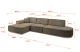 Ecksofa IREA-L2