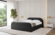 Bezug: Kunstleder, Farbe: Schwarz - Soft 11, Stoffbeschreibung: Polsterstoff SOFT:Leicht zu reinigendes Lederimitat. scheuerfest (100.000 Martindale-Zyklen). lichtecht (6). reibecht (4-5). 100%PU (Oberseite) + 75%PES mit 25%CO (Unterseite), Zimmer: Schlafzimmer, Länge: 224 cm, Breite: 148 cm, Höhe: 81 cm, Größe: 120x200 cm, Länge der Schlaffläche: 200 cm, Breite der Schlaffläche: 120 cm, Liegehöhe: 48 cm, Matratze: Mit H3 / H4 Taschenfederkern Matratze, Höhe der Matratze: 25 cm, Bettkasten: Ja, Anzahl der Bettkasten: 1, Höhe der Bettkasten: 33 cm, Höhe des Kopfteils: 81 cm, Dicke des Kopfteils: 8 cm, Dicke des Fußteils: 7 cm, Gepolsterte Rückseite: Nein - 1