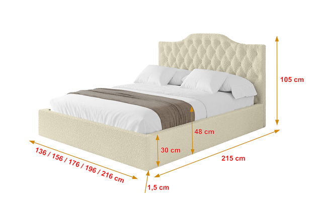 Polsterbett FALIO - 4