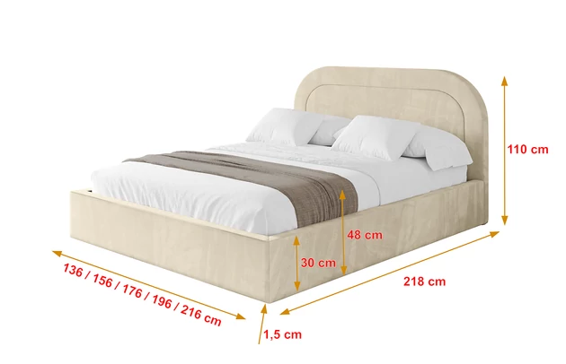 Polsterbett LERAY - 4