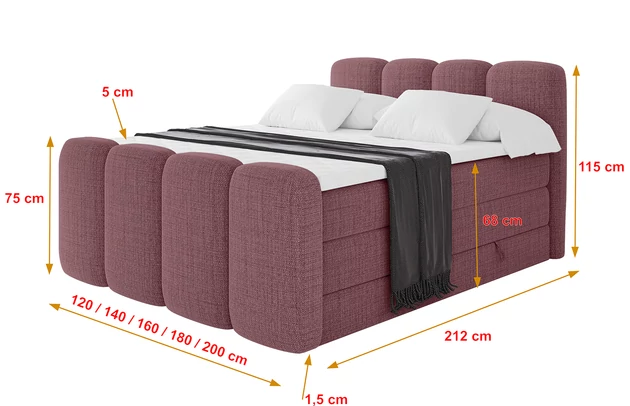 Boxspringbett NINA-Z KING - 4