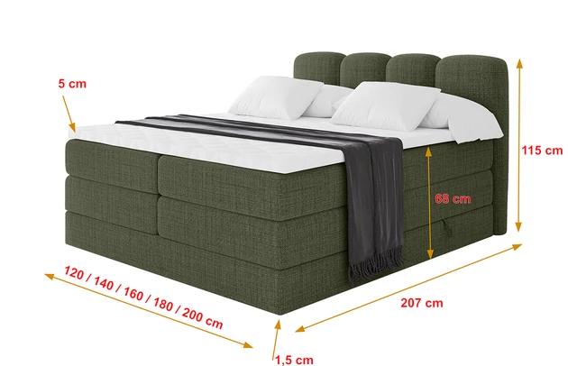 Boxspringbett NINA KING - 4